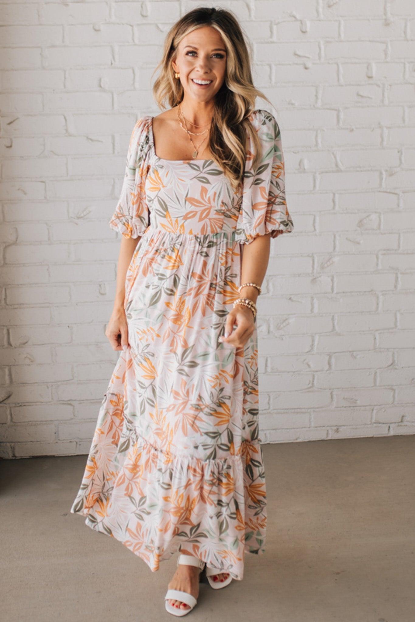ELARA FLORAL MAXI DRESS